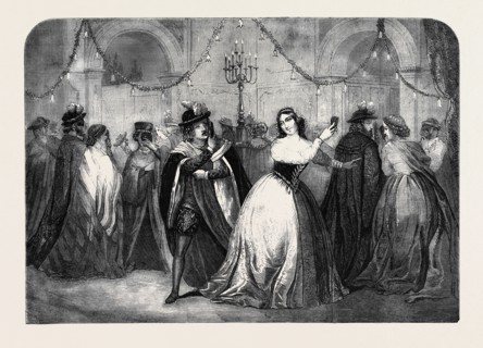 SCENE FROM "MUCH ADO ABOUT NOTHING," AT THE PRINCESS' THEATRE