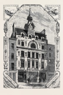 THE BRITISH AND IRISH MAGNETIC TELEGRAPH COMPANY'S OFFICES, THREADNEEDLE STREET