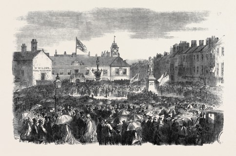 INAUGURATION OF THE STEEL MONUMENT AT CARLISLE ON THE 16TH ULT.