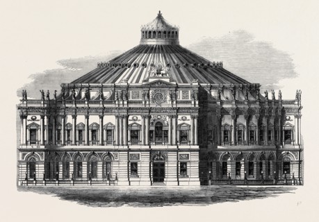PRIZE DEIGN FOR A CIRCUS FOR EQUESTRIAN PERFORMANCES, BY THOMAS VAUGHAN.