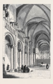 QUEEN MATILDA'S CHURCH AT CAEN, NORMANDY, FROM A SKETCH BY G. BOUET