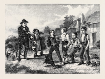 "THE START, ONE, TWO, THREE, AND AWAY!" BY W. HEMSLEY, IN THE ROYAL ACADEMY EXEIBITION