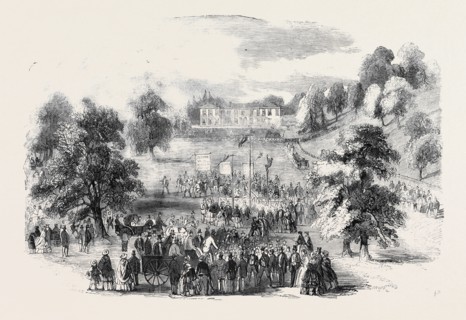 REJOICINGS IN THE PARK ADJOINING WICK HOUSE, CELEBRATION OF THE COMING OF AGE OF GEORGE WILLIAM,