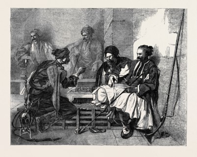 "BASHI BAZOUKS PLAYING AT CHESS" BY ALEXANDRE BIDA
