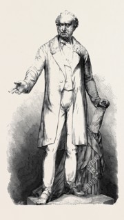 STATUE OF THE LATE THOMAS ATTWOOD, INAUGURATED AT BIRMINGHAM, LAST WEEK