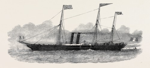 TRIAL TRIP OF THE "BARON OSY," IRON STEAM SHIP