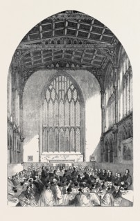 SITTING OF THE SYNOD, IN THE CHAPTER-HOUSE.