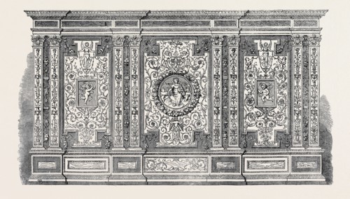 INLAID CABINET, DESIGNED BY GRUNER, BY MESSRS, DOWBIGGIN