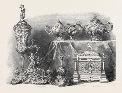 GROUP OF SILVER, BY VAN KEMPEN, OF HOLLAND, THE GREAT EXHIBITION