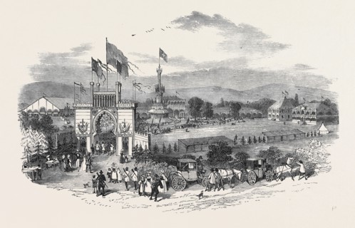 GRAND FEDERAL RIFLE MATCH, THE SHOOTING COURT AT GENEVA