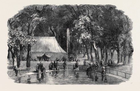 GREAT EXHIBITION FETE AT ST. CLOUD, REFRESHMENT TENT