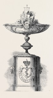 CUP PRESENTED BY THE KING OF THE BELGIANS TO THE ROYAL BELGIAN YACHT CLUB