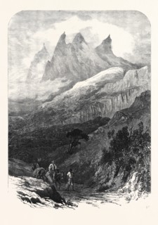 THE FRIAR'S HEAD, IN THE ORGAN MOUNTAINS, NEAR THERESOPOLIS, RIO DE JANEIRO, BRAZIL, 1869