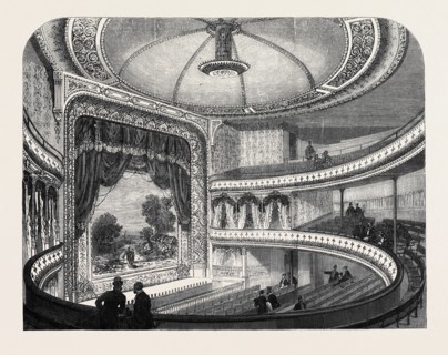 THE NEW GLOBE THEATRE, STRAND, LONDON, UK, 1869
