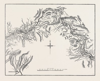 THE MONT CENIS ROAD AND INTENDED RAILWAY FROM ST. MICHEL TO SUSA, WITH THE RAILWAY TUNNEL FROM