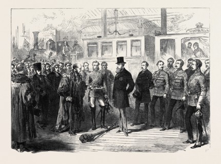 THE LORD MAYOR OF DUBLIN PRESENTING THE CITY KEYS TO THE RIGHT HON. EARL SPENCER, K.G. LORD