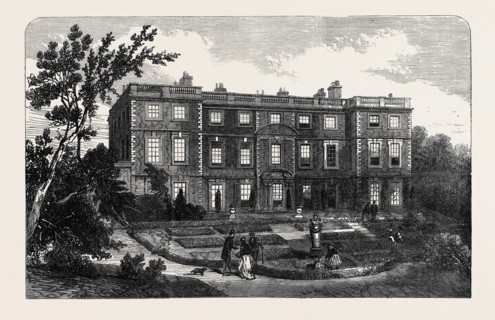 THE HUNTING DISASTER IN YORKSHIRE: NEWBY HALL, THE SEAT OF LADY MARY VYNER, NEAR THE SCENE OF THE