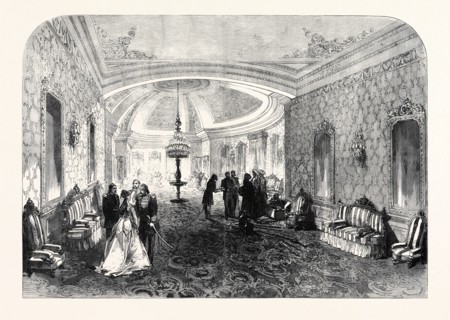 THE PRINCE AND PRINCESS OF WALES IN EGYPT: THE PALACE OF ESBEKIEH, CAIRO, EGYPT, 1869