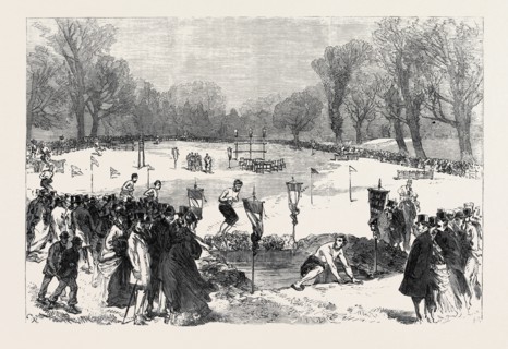 THE THAMES ROWING CLUB, ATHLETIC SPORTS IN PUTNEY PARK, LONDON, 1869, UK