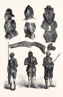 ARMS AND ARMOUR IN THE MEYRICK COLLECTION AT SOUTH KENSINGTON MUSEUM, LONDON, UK, 1869