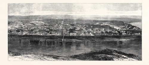 TOWN OF WANGANUI, NEW ZEALAND, 1869
