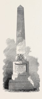 MONUMENT TO LIEUTENANT H.E. BAINES AT QUEBEC, 1869, CANADA