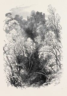 THE DEVON VALLEY RAILWAY IN SCOTLAND: THE RUMBLING BRIG, 1869, UK