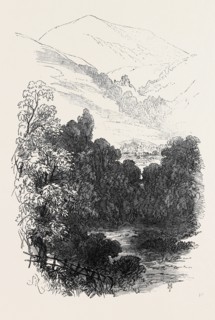THE DEVON VALLEY RAILWAY IN SCOTLAND: THE RUMBLING BRIG, 1869, UK