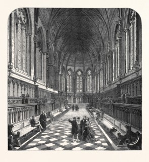 THE NEW CHAPEL OF ST. JOHN'S COLLEGE, CAMBRIDGE, UK, 1869
