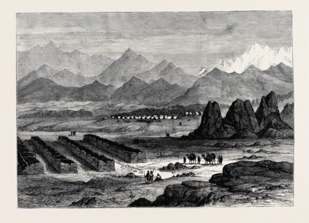 THE WAR IN AFGHANISTAN: GENERAL GOUGH'S CAMP AT GUNDAMUK, 1880