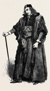 Shylock, speaking of Antonio: "How like a fawning publican he looks." Act I., Scene 3. MR. HENRY