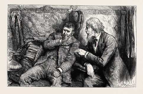 "Mr. Vellumsom, however, chanced to meet the Duke travelling up to town in a railway carriage soon