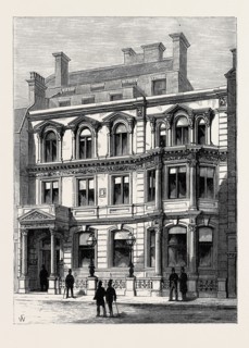 NEW BUILDING OF THE CITY CARLTON CLUB IN ST. SWITHIN'S LANE, LONDON, 1880