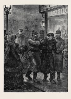 ARREST OF A SUSPECTED NIHILIST AT ST. PETERSBURG, RUSSIA, 1880