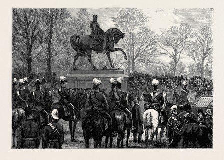 UNVEILING THE STATUE OF LORD GOUGH IN THE PHOENIX PARK, DUBLIN, IRELAND, 1880