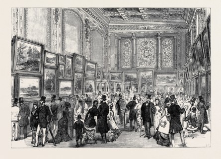 EXHIBITION OF THE CITY OF LONDON SOCIETY OF ARTISTS IN SKINNERS' HALL, CANNON STREET, 1880