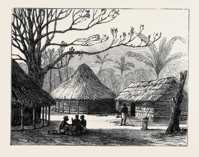 VILLAGE OF BEHO BEHO, EAST CENTRAL AFRICA, WHERE MR. KEITH JOHNSTON DIED