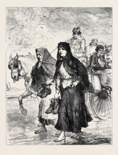 IRELAND: GOING TO CHURCH, 1880