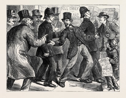 ELECTION SKETCHES: THE FATE OF A PERSONATOR, 1880