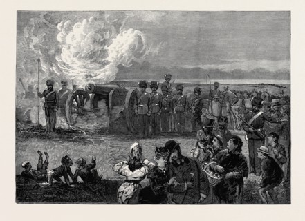 THE EASTER VOLUNTEER REVIEW: THE FIRST GUN, 1880