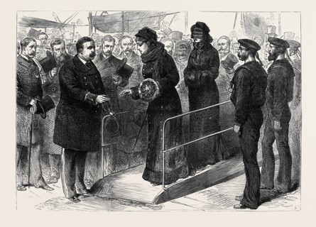 DEPARTURE OF THE EMPRESS EUGÃâNIE FOR ZULULAND, 1880
