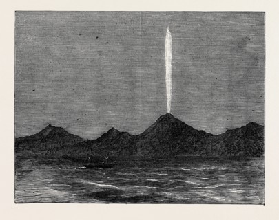 THE COMET IN THE SOUTHERN HEMISPHERE, AS VIEWED FROM THE WELLINGTON, IN QUEEN CHARLOTTE'S SOUND,