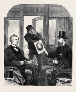 THE MINISTERIAL CRISIS: A SKETCH AT THE GREAT WESTERN RAILWAY STATION, PADDINGTON, FRIDAY, APRIL