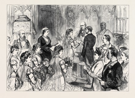 THE ROYAL MARRIAGE AT WINDSOR, 1880