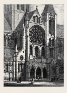 THE NEW CATHEDRAL OF TRURO (THE ARCHITECT'S DESIGN): ENTRANCE TO THE SOUTH TRANSEPT, 1880