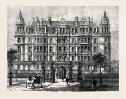NEW BUILDINGS, TEMPLE GARDENS, 1880