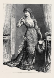 MADAME MODJESKA AS CONSTANCE, IN "HEARTSEASE," AT THE ROYAL COURT THEATRE, LONDON, 1880; "I take