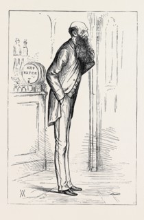 PARLIAMENTARY SKETCHES: IN THE LOBBY: " COLD WATER.", 1880