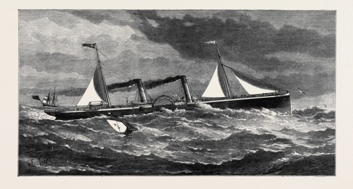 THE HOLYHEAD AND KINGSTOWN STEAMBOAT VIOLET, CONSTRUCTED OF STEEL, 1880