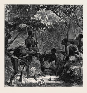 THE WAR ON THE GOLD COAST: ASHANTEES IN AMBUSH, 1874